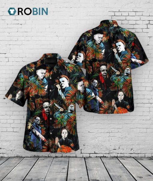 Michael Myers Halloween Hawaiian Shirt –  Horror Movie Print