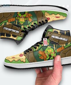 Michelangelo TMNT Jordan 1 High – Custom Sneakers Michelangelo TMNT Jordan 1 High – Custom Sneakers