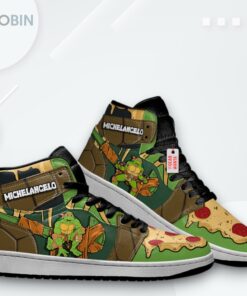 Michelangelo TMNT Jordan 1 High – Custom Sneakers Michelangelo TMNT Jordan 1 High – Custom Sneakers