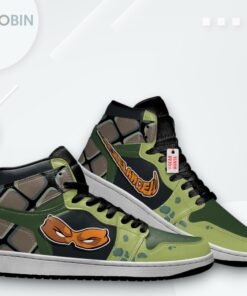 Michelangelo TMNT Jordan 1 High Sneakers – Custom Ninja Turtle Shoes