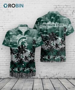 Michigan State Palms Hawaiian Shirt –  Spartans Tropical Aloha