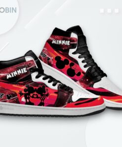 Mickey Minnie Silhouette Jordan 1 High – Custom Sneakers Mickey Minnie Silhouette Jordan 1 High – Custom Sneakers
