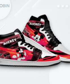 Mickey Mouse Jordan 1 High – Custom Silhouette Sneakers Mickey Mouse Jordan 1 High – Custom Silhouette Sneakers