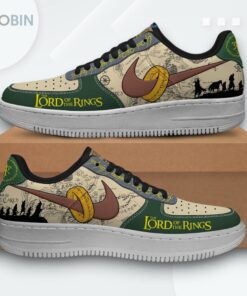 Middle earth Map Design Air Force 1 Sneakers   The Lord of the Rings Collection