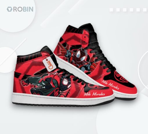Miles Morales Spider Verse Jordan 1 High – Custom Sneakers