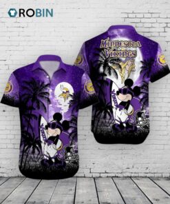 Minnesota Vikings Mickey Mouse Hawaiian Shirt –  Disney NFL Summer