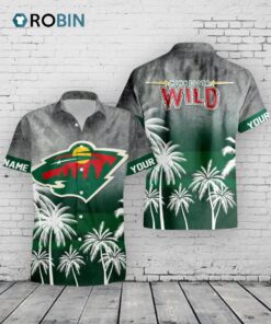 Minnesota Wild Hawaiian Shirt –  Personalized NHL Floral Print