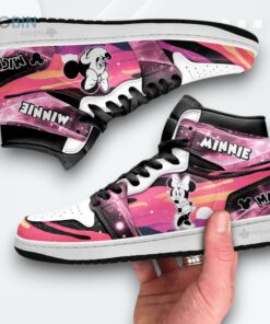 Minnie Mouse Jordan 1 High – Custom Silhouette Sneakers Minnie Mouse Jordan 1 High – Custom Silhouette Sneakers