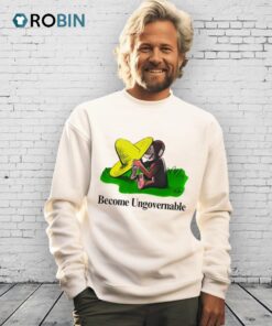 Monkey Become Ungovernable Curious Shirt