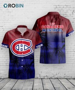 Montreal Canadiens Hawaiian Shirt –  Custom NHL Aloha Design