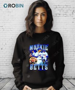 Mookie Betts Black Graphic Shirt