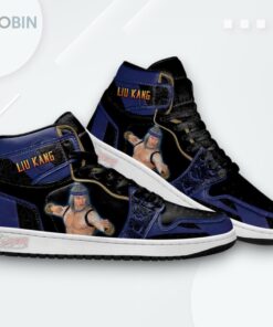 Mortal Kombat Liu Kang Jordan 1 High Sneakers Mortal Kombat Liu Kang Jordan 1 High Sneakers