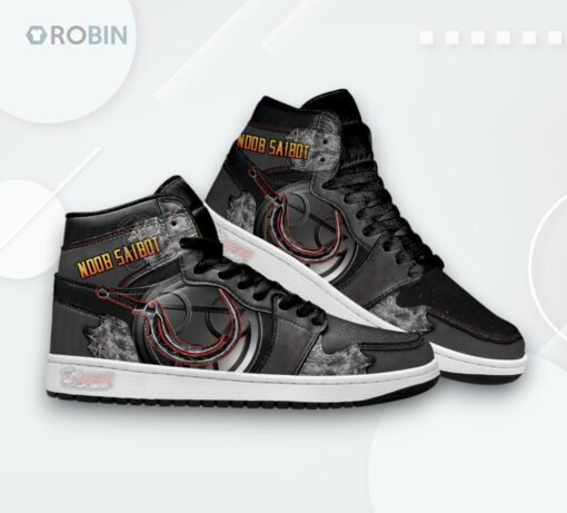 Mortal Kombat Noob Saibot Jordan 1 High Sneakers