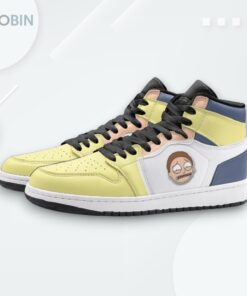 Morty Sick Face AJ1 High – Custom Sneakers