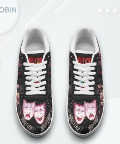 Motley Crue ‘Too Young To Fall In Love’ Air Force 1 Shoes   Unique Printed Design