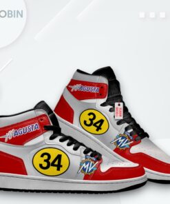 MV Agusta Jordan 1 High – Custom MotoGP Sneakers MV Agusta Jordan 1 High – Custom MotoGP Sneakers