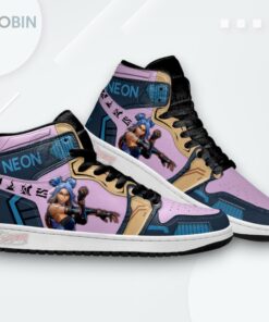 Neon Valorant Jordan 1 High – Gamer Sneakers