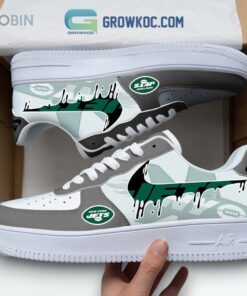 New York Jets Air Force 1 Shoes with Team Logo Design   Perfect for Fans! New York Jets Air Force 1 Shoes with Team Logo Design   Perfect for Fans!