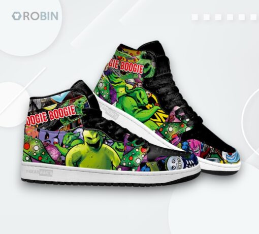 Nightmare Before Christmas Oogie Boogie Jordan 1 High Sneakers