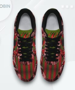 Nightmare on Elm Street Inspired Air Force 1 Shoes   True Horror Movie Design