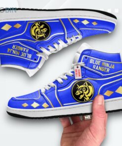 Ninja Blue Ranger Jordan 1 High – Custom Sneakers Ninja Blue Ranger Jordan 1 High – Custom Sneakers