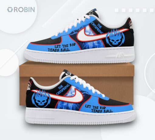 Offspring Air Force 1 Shoes   Let The Bad Times Roll Printed Design