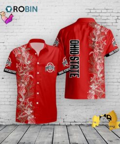 Ohio State Buckeyes Hawaiian Shirt –  Turtle Seaweed Print