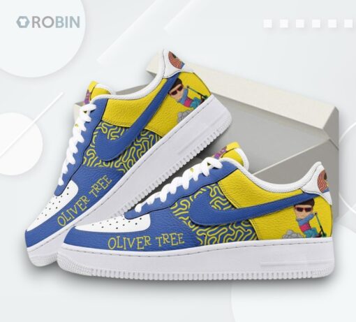 Oliver Tree Life Goes On Air Force 1 Shoes   Unique Design for Fans