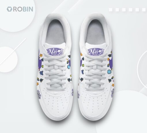Olivia Rodrigo Guts World Air Force 1 Shoes   Unique Celebration Design