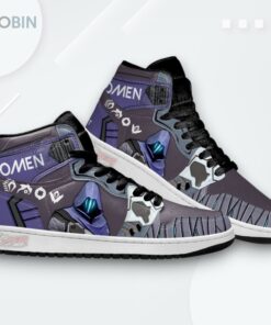 Omen Valorant Agent Jordan 1 High Sneakers For Gamer MN13