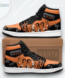 Orange is The New Black Jordan 1 High – Fan Sneakers Orange is The New Black Jordan 1 High – Fan Sneakers