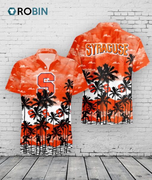 Orange Palms Hawaiian Shirt –  Syracuse University Tropical
