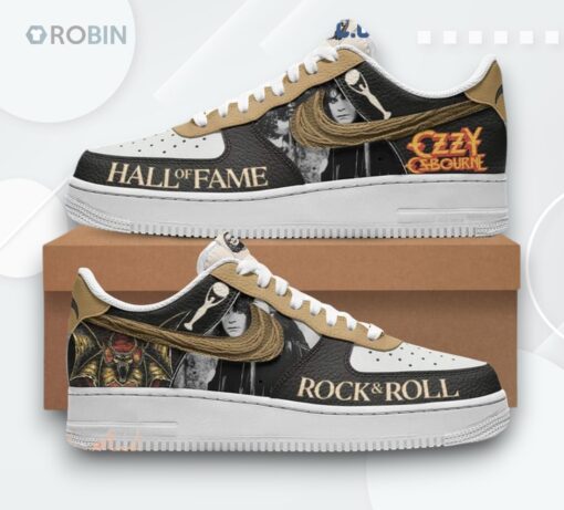 Ozzy Osbourne Rock & Roll Hall of Fame Air Force 1 Shoes   Unique Design