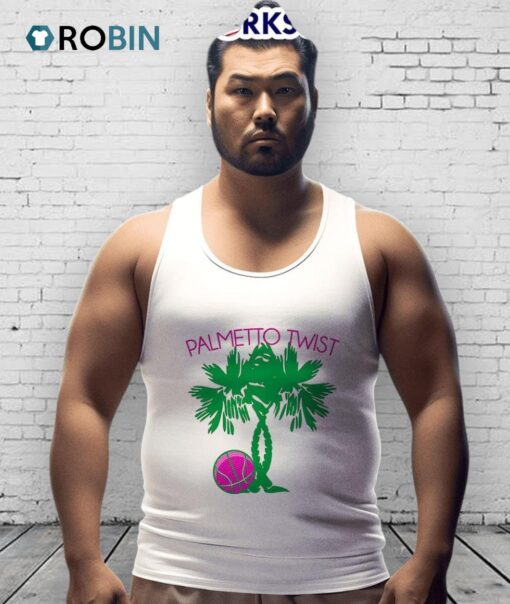 Palmetto Twist Basketball Coconut Tree Shirt