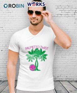 Palmetto Twist Basketball Coconut Tree Shirt