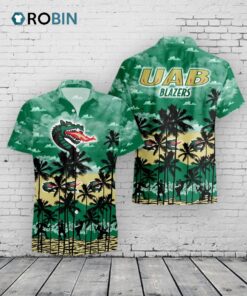 Palms Hawaiian Shirt –  UAB Blazers Tropical Print