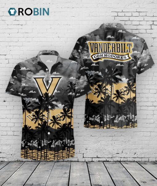 Palms Hawaiian Shirt –  Vanderbilt Commodores Aloha Tropical