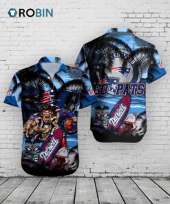 Patriots Aloha Shirt Football Hawaiian, Tropical NFL Fan Gear