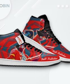 Pavitr Prabhakar Jordan 1 High – Spider Verse Custom Sneakers Pavitr Prabhakar Jordan 1 High – Spider Verse Custom Sneakers
