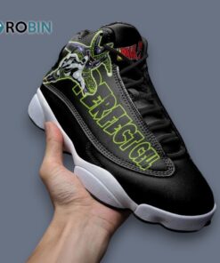 Perfect Cell Design Jordan 13 Sneakers – – Unique Graphic Basketball Shoes