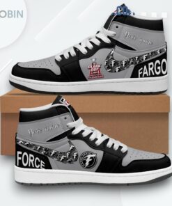 Personalized Air Jordan 1 Shoes   Clark Cup Fargo Force Champions Design