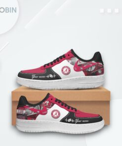 Personalized Alabama Crimson Tide Air Force 1 Shoes   Unique Design