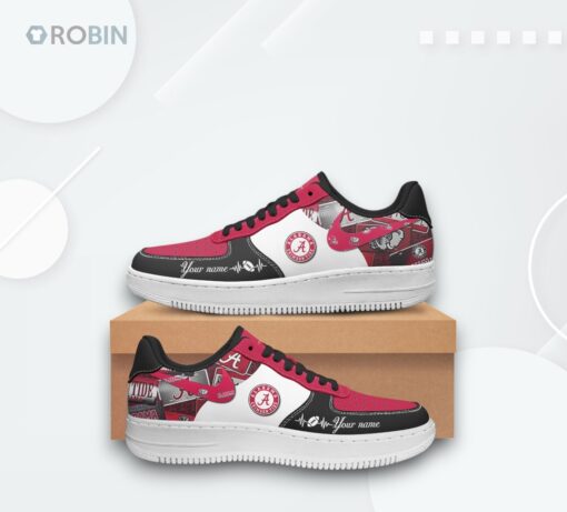 Personalized Alabama Crimson Tide Air Force 1 Shoes   Unique Design