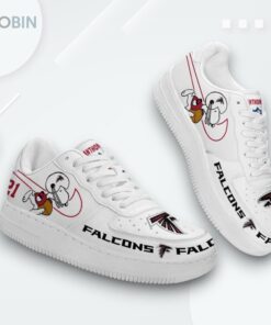 Personalized Atlanta Falcons Snoopy Air Force 1 Low Top Shoes   Classic Design Personalized Atlanta Falcons Snoopy Air Force 1 Low Top Shoes   Classic Design