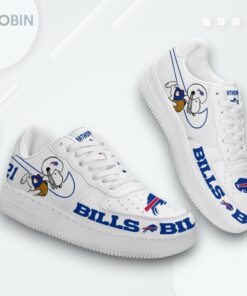 Personalized Buffalo Bills NFL Snoopy Air Force 1 Low Top Shoes   Unique Design