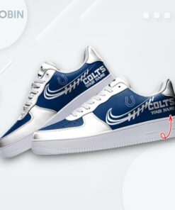 Personalized Indianapolis Colts Air Force 1 Sneakers – Custom Sports Shoe Design Personalized Indianapolis Colts Air Force 1 Sneakers – Custom Sports Shoe Design
