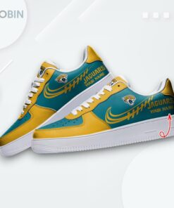 Personalized Jacksonville Jaguars Air Force 1 Sneakers   Custom Design