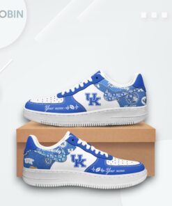 Personalized Kentucky Wildcats Air Force 1 Shoes   Custom Printed Design
