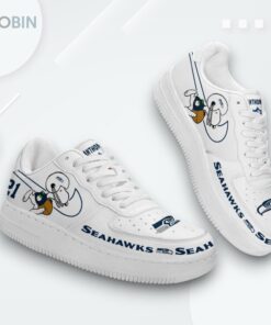Personalized Seattle Seahawks Snoopy Air Force 1 Low Top Shoes – Unique NFL Design