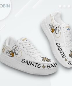 Personalized Snoopy Air Force 1 Low Top Shoes   New Orleans Saints Design Personalized Snoopy Air Force 1 Low Top Shoes   New Orleans Saints Design